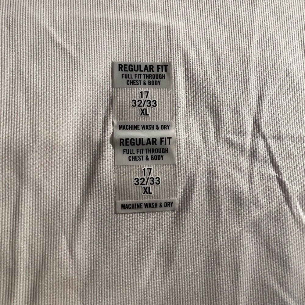 Men's Calvin Klein Oatmeal Dress Shirt - Picture 3 of 5